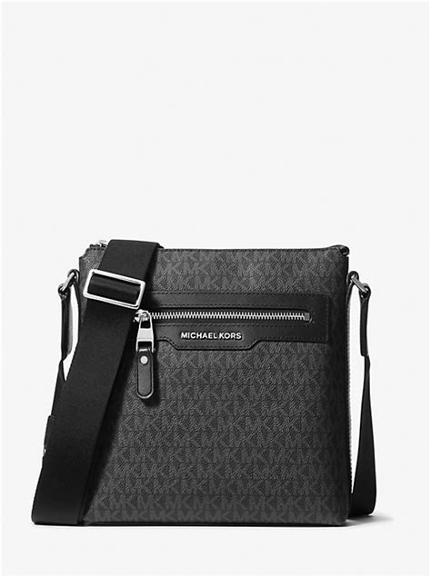 michael kors hudson bay|Hudson Medium Signature Logo Crossbody Bag .